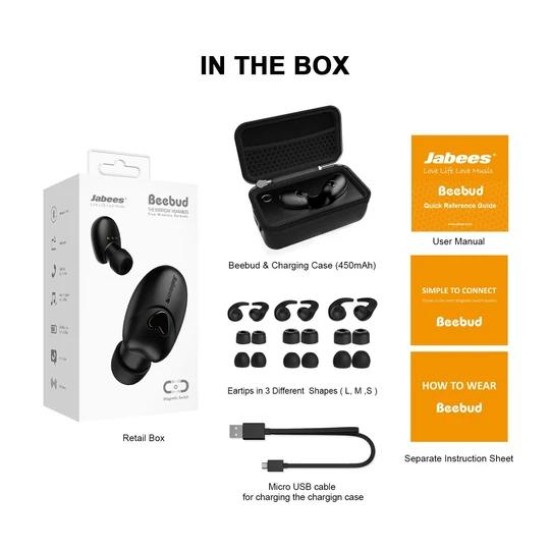 JABEES BEEBUD TRUE WIRELESS EARBUDS