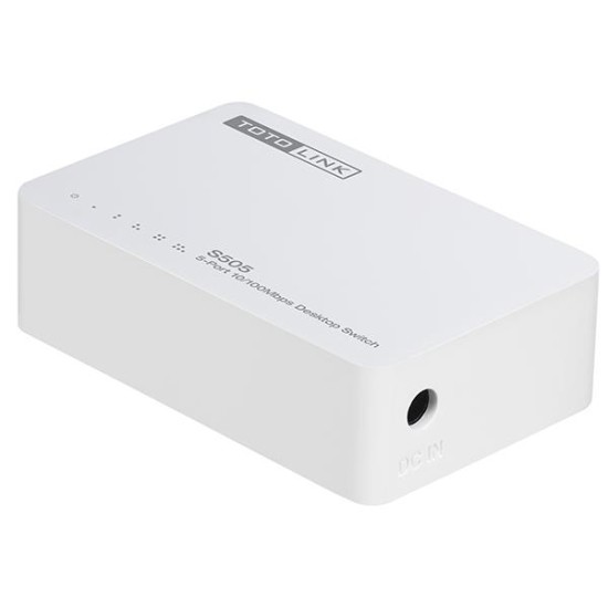 TOTOLINK 5-Port 10/100Mbps Desktop Switch.