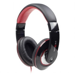 GEMBIRD HEADSET BOSTON ΜΑΥΡΟ ΜΕ ΚΟΚΚΙΝΟ MHS-BOS