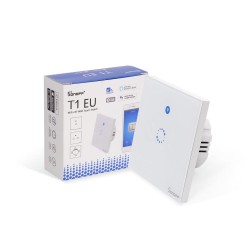 SONOFF T1EU1C-TX - 1 GANG WIFI RF SMART WALL TOUCH LIGHT SWITCH