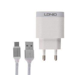 LDNIO A303Q ΦΟΡΤΙΣΤΗΣ QC3.0 18W ΜΕ ΚΑΛΩΔΙΟ LIGHTNING 1M