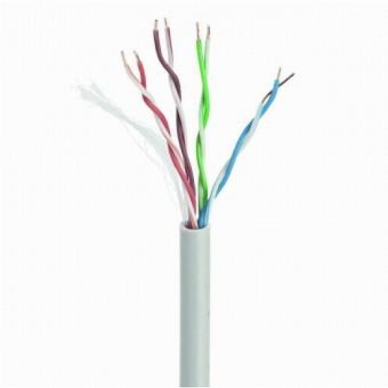 NG ΚΑΛΩΔΙΟ ΔΙΚΤΥΟΥ UTP ΓΚΡΙ CAT5e COPPER 305m LSZH 24AWG