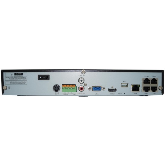 NG H.265 NVR ΚΑΤΑΓΡΑΦΙΚΟ 4CH 1HDD SLOT POE