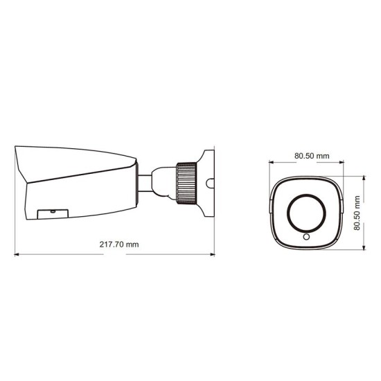 TVT 9422 2MP IP CAMERA BULLET 1080p 2.8mm POE STARLIGHT SD CARD IP67