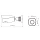 TVT 9422 2MP IP CAMERA BULLET 1080p 2.8mm POE STARLIGHT SD CARD IP67