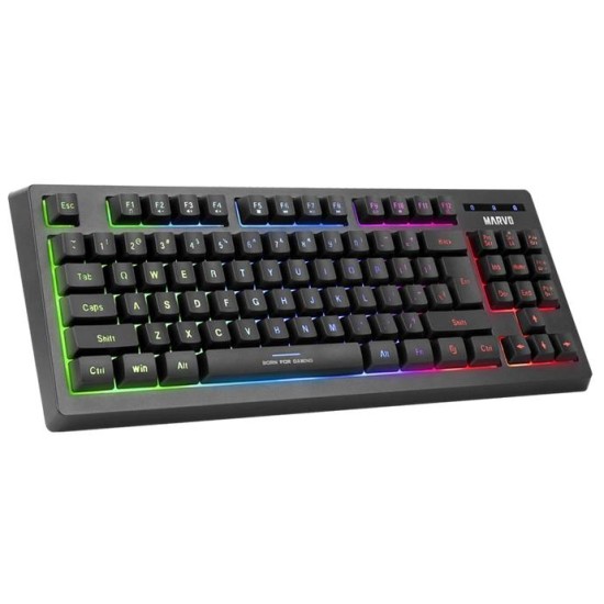 MARVO CM310 GAMING SET ΠΛΗΚΤΡΟΛΟΓΙΟ+ΠΟΝΤΙΚΙ+MOUSEPAD ΜΑΥΡΟ