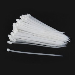 ΔΕΜΑΤΙΚΑ Nylon cable ties 150 x 3.2 mm UV resistant ΛΕΥΚΟ