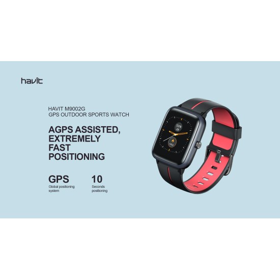 HAVIT SMART WATCH M9002G ΜΑΥΡΟ