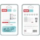 XO L65EU ΦΟΡΤΙΣΤΗΣ 2.4A ΚΑΛΩΔΙΟ LIGHTNING 2 ΘΥΡΕΣ ΛΕΥΚΟΣ