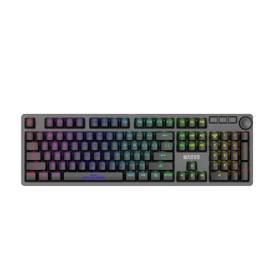 MARVO KG954 GAMING RGB ΜΗΧΑΝΙΚΟ ΠΛΗΚΤΡΟΛΟΓΙΟ ΚΟΚΚΙΝΟΙ ΔΙΑΚΟΠΤΕΣ