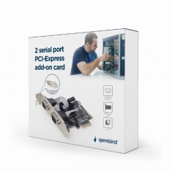 GEMBIRD SPC22 ΚΑΡΤΑ PCI EXPRESS ΜΕ 2 SERIAL PORTS