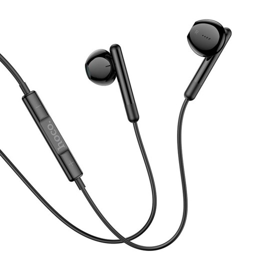 HOCO M93 WIRE CONTROL EARPHONES ΜΑΥΡΟ