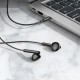 HOCO M93 WIRE CONTROL EARPHONES ΜΑΥΡΟ