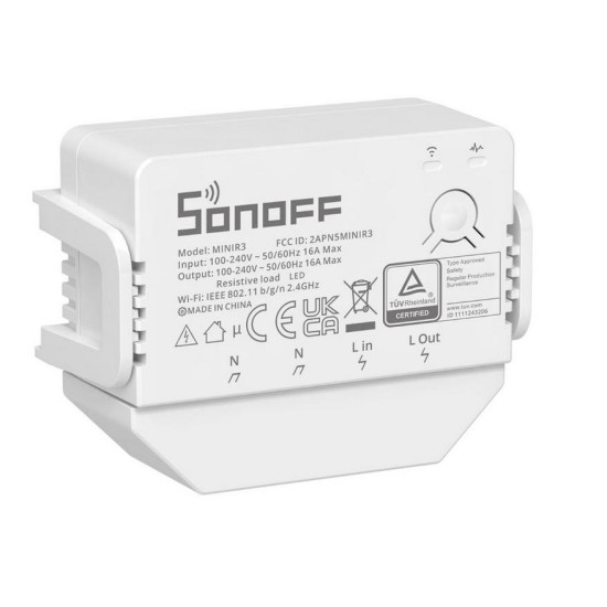 SONOFF ΔΙΚΟΠΤΗΣ WIFI MINIR3 16A