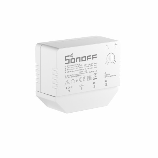 SONOFF SMART ΔΙΑΚΟΠΤΗΣ ΧΩΡΙΣ ΟΥΔΕΤΕΡΟ ZBMINI-L ZIGBEE