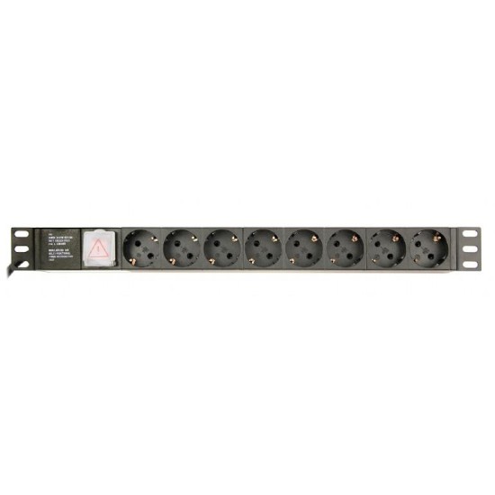 ENERGENIE ΠΟΛΥΜΠΡΙΖΟ 8 ΘΕΣΕΩΝ SCHUKO RACK MOUNT 1U 10A 3M C14.