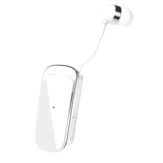 XO BE21 RETRACTABLE BLUETOOTH ΑΚΟΥΣΤΙΚΑ ΛΕΥΚΟ