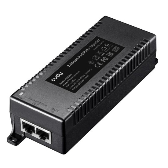 CUDY POE500 30W 2.5GBPS POE+/POE INJECTOR