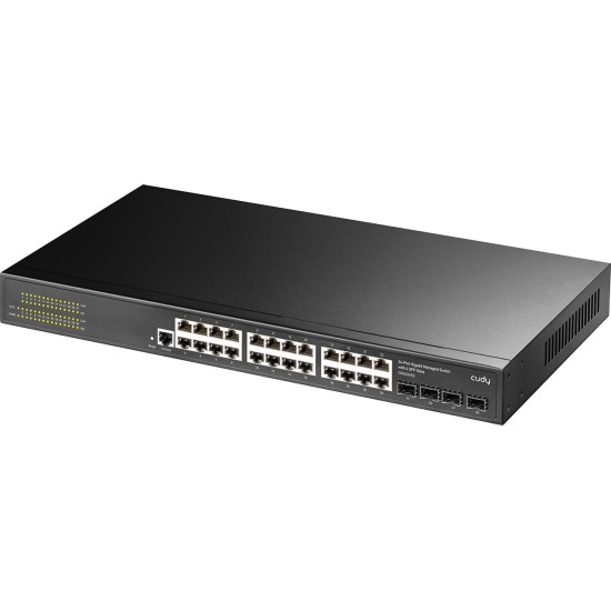 CUDY GS2024S2 24-PORT LAYER 2 MANAGED GIGABIT SWITCH WITH 4 GIGABIT SFP SLOTS