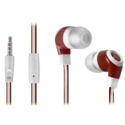 DEFENDER EARPHONES PULSE 430 WHITE & RED