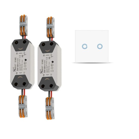 COOLSEER COL-BSW07W ΑΣΥΡΜΑΤΟΣ ΔΙΑΚΟΠΤΗΣ ΔΙΠΛΟΣ RF433 SET ΜΕ BSW02W