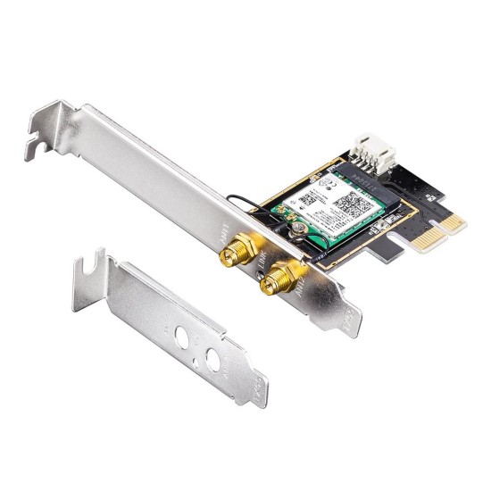 CUDY WE3000 AX3000 DUAL BAND WIFI PCI-e ΚΑΡΤΑ ΔΙΚΤΥΟΥ BLUETOOTH WIFI6