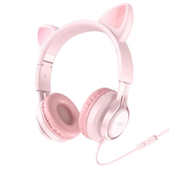 HOCO W36 CAT EAR ΑΚΟΥΣΤΙΚΑ ΜΕ ΜΙΚΡΟΦΩΝΟ 3.5mm