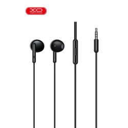 XO EP369 ΑΚΟΥΣΤΙΚΑ HANDSFREE  3.5mm ΜΑΥΡΟ