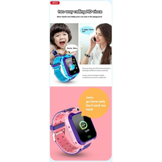 XO H100 KIDS SMART WATCH 2G ΡΟΖ