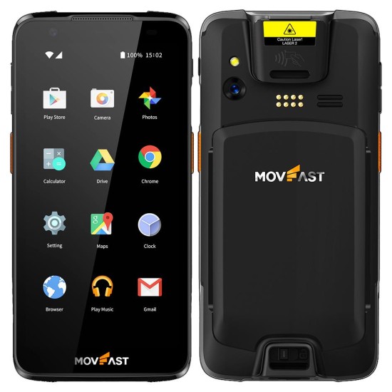 MOVFAST T15 RANGER 2 FUNCTION HANDHELD TERMINAL 4G+64G 2D E4 ENGINE ANDROID 13