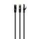 CABLEXPERT ΚΑΛΩΔΙΟ S/FTP CAT6A 1m LSZH ΜΑΥΡΟ