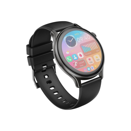 XO J6 AMOLED SCREEN SMART WATCH CALL FUNCTION ΜΑΥΡΟ