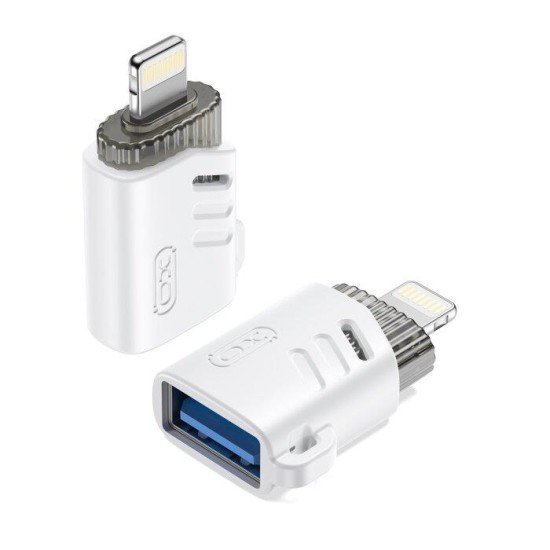 XO NB256A USB-A FEMALE TO LIGHTNING OTG ADAPTER ΛΕΥΚΟ