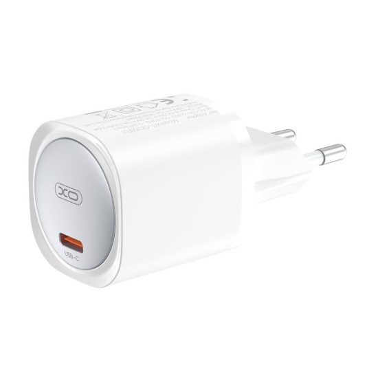 XO CE20 ΦΟΡΤΙΣΤΗΣ 30W GAN 1 ΘΥΡΑ PD ΛΕΥΚΟΣ