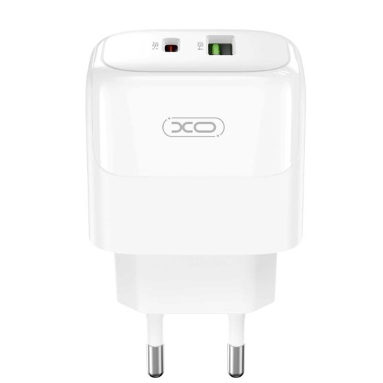 XO L138 ΦΟΡΤΙΣΤΗΣ 30W GAN NITRIDE 1 ΘΥΡΑ USB + 1 ΘΥΡΑ PD ΛΕΥΚΟΣ