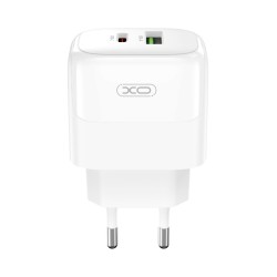 XO L137 ΦΟΡΤΙΣΤΗΣ PD20W/QC18W 1 ΘΥΡΑ USB + 1 ΘΥΡΑ PD ΛΕΥΚΟΣ