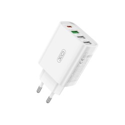 XO L120 ΦΟΡΤΙΣΤΗΣ USB-C 20W/USB-A 18W 2 ΘΥΡΕΣ USB + 2 ΘΥΡΕΣ PD ΛΕΥΚΟΣ