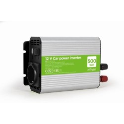 ENERGENIE 12 V INVERTER ΑΥΤΟΚΙΝΗΤΟΥ 500W 1 SCHUKO 1 USB2.1A