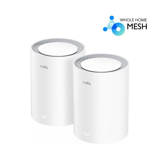 CUDY M1800 AX1800 Wi-Fi 6 MESH 2 PACK DUAL BAND MU-MIMO