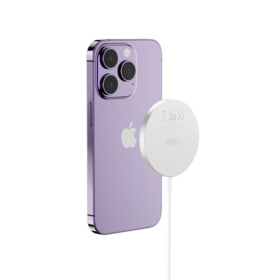 XO CX022 MAGSAFE ΑΣΥΡΜΑΤΟΣ ΦΟΡΤΙΣΤΗΣ 15W ΛΕΥΚΟΣ