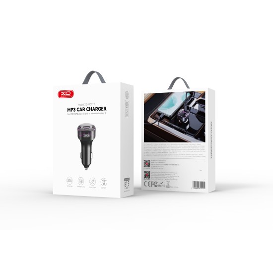 XO BCC12 FM TRANSMITTER ΜΕ BLUETOOTH MP3 + 5V3.1A.