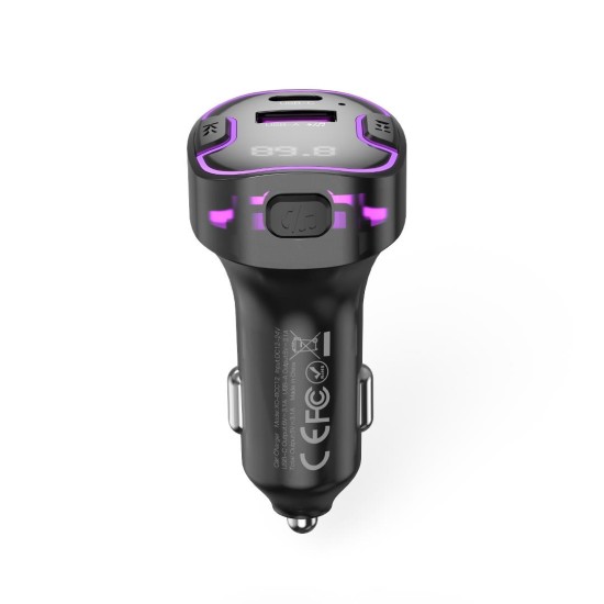XO BCC12 FM TRANSMITTER ΜΕ BLUETOOTH MP3 + 5V3.1A.
