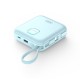 XO PR235 POWERBANK 22.5W ΜΕ ΕΝΣΩΜΑΤΩΜΕΝΟ ΚΑΛΩΔΙΟ TYPE-C ΚΑΙ LIGHTNING  ΟΘΟΝΗ 10000mAh  ΓΑΛΑΖΙΟ