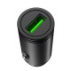 XO CC39 ΦΟΡΤΙΣΤΗΣ ΑΥΤΟΚΙΝΗΤΟΥ 18W QC3.0 ΜΕΤΑΛΛΙΚΟΣ 1 ΘΥΡΑ ΜΑΥΡΟΣ