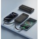 XO PR248 POWERBANK PD 20W + QC 22.5W ΜΕ ΕΝΣΩΜΑΤΩΜΕΝΟ ΚΑΛΩΔΙΟ TYPE-C ΚΑΙ LIGHTNING  ΟΘΟΝΗ 10000mAh  ΜΑΥΡΟ