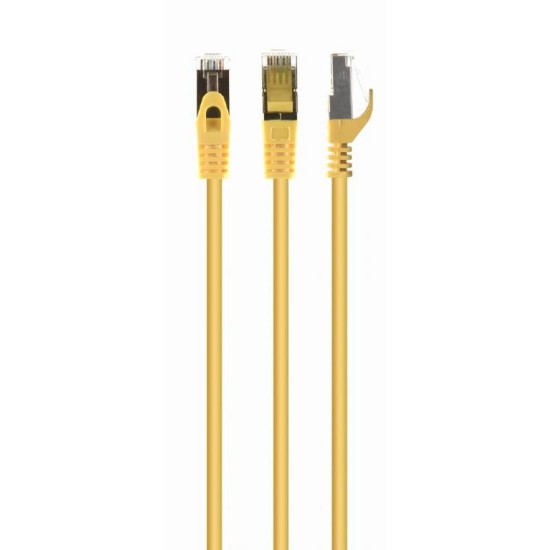 CABLEXPERT ΚΑΛΩΔΙΟ S/FTP CAT6A 1m LSZH ΚΙΤΡΙΝΟ