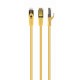 CABLEXPERT ΚΑΛΩΔΙΟ S/FTP CAT6A 1m LSZH ΚΙΤΡΙΝΟ