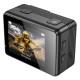 HOCO DV102 4K ANTI-SHAKE SPORTS CAMERA ΜΑΥΡΗ