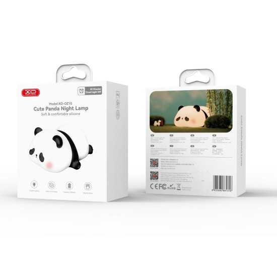 XO OZ10 PANDA SILICONE PAT LED LIGHT 1200 mAh ΜΑΥΡΟ+ΑΣΠΡΟ