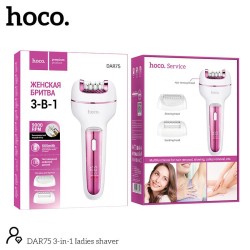 HOCO DAR75 3 IN 1 LADIES SHAVER 600mAh IPX5 ΡΟΖ